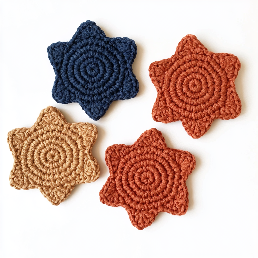 Crochet a Quick and Easy Star Coaster