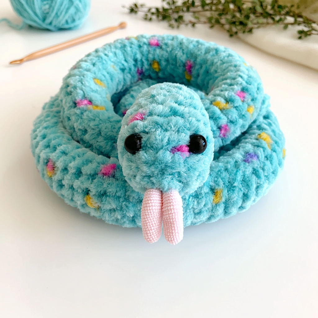 Crochet a Beginner-Friendly Amigurumi Snake
