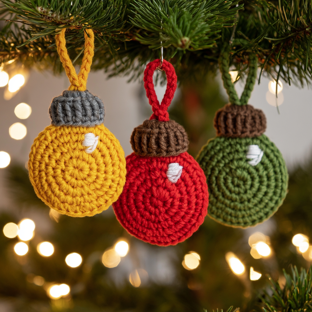 Crochet Christmas Baubles: An Easy DIY Guide - finished dish