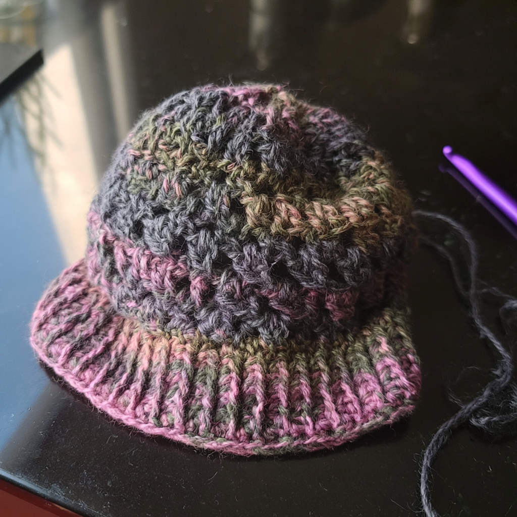 Crochet the Mandala Tam: A Free Pattern for Netted Caps