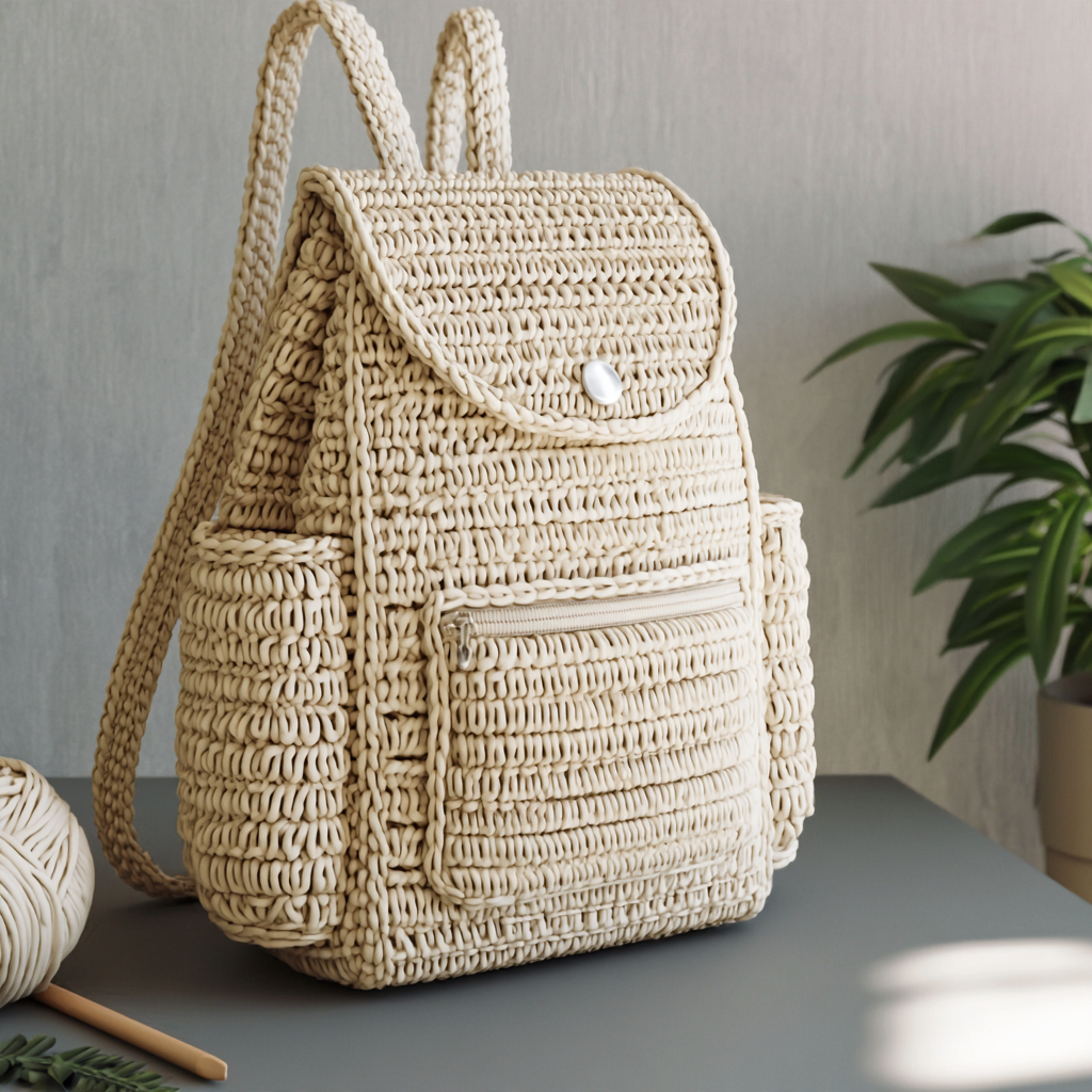 Crochet Your Own Stylish Backpack: A Step-by-Step Guide - step by step
