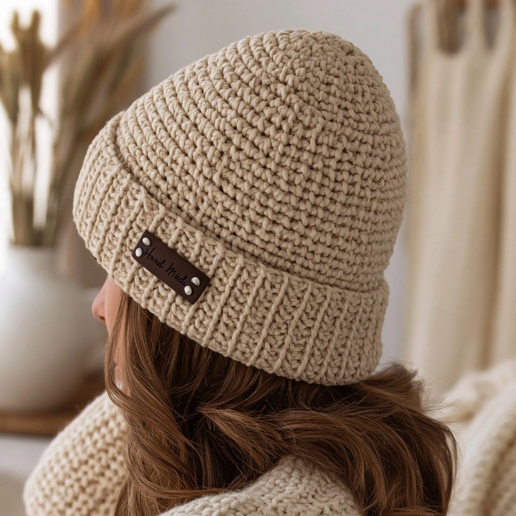 Craft the Perfect Crochet Ribbed Beanie - finished dish